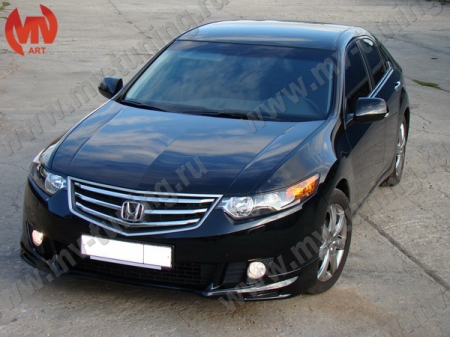 АБС-пластик Юбка переднего бампера Type-S H.Accord VIII 2008-2010